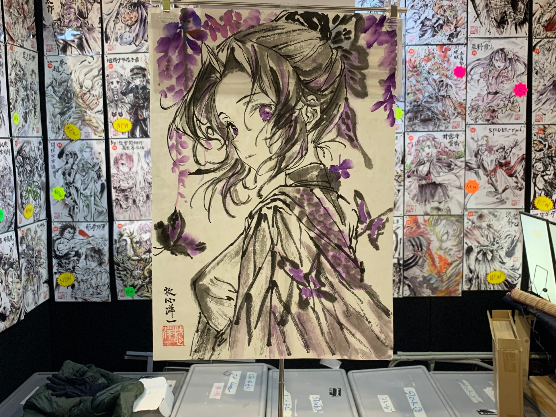 Animeink ink painted our favourite anime characters in the coolest way