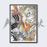 Demon Slayer - Kyojuro Rengoku & Akaza